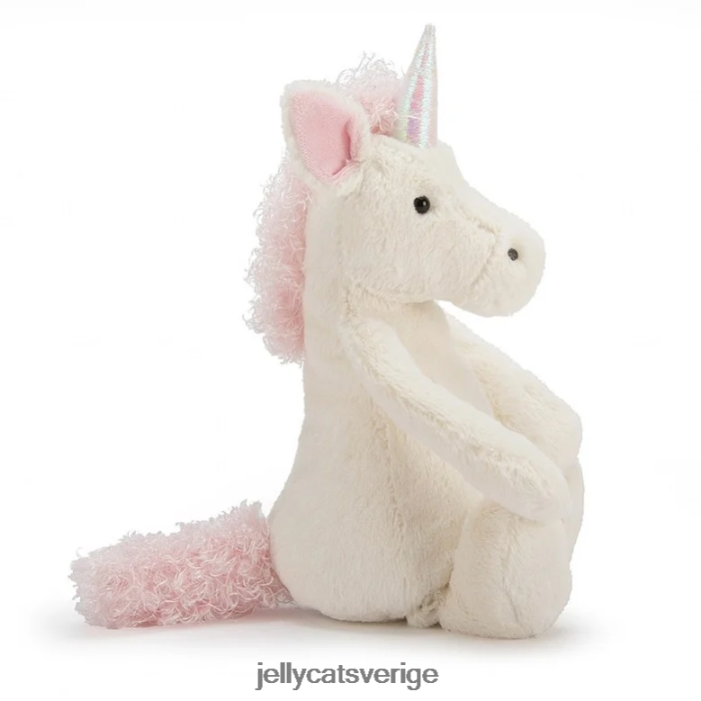 Jellycat leksak blyg enhörning vit 4206LT145