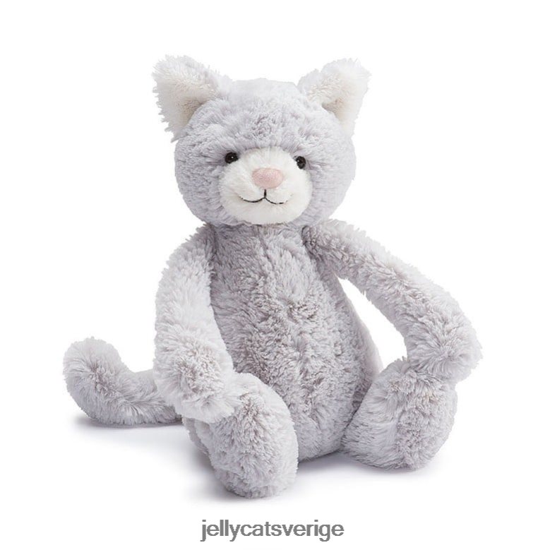 Jellycat leksak blyg grå kitty silver 4206LT608