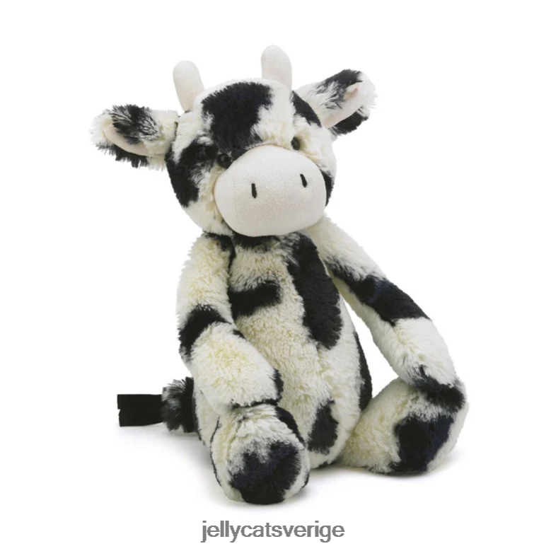 Jellycat leksak blyg kalv svart och vit 4206LT607