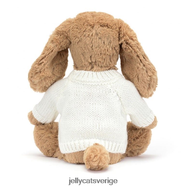Jellycat leksak blyg kolavalp med personlig gräddtröja beige 4206LT135