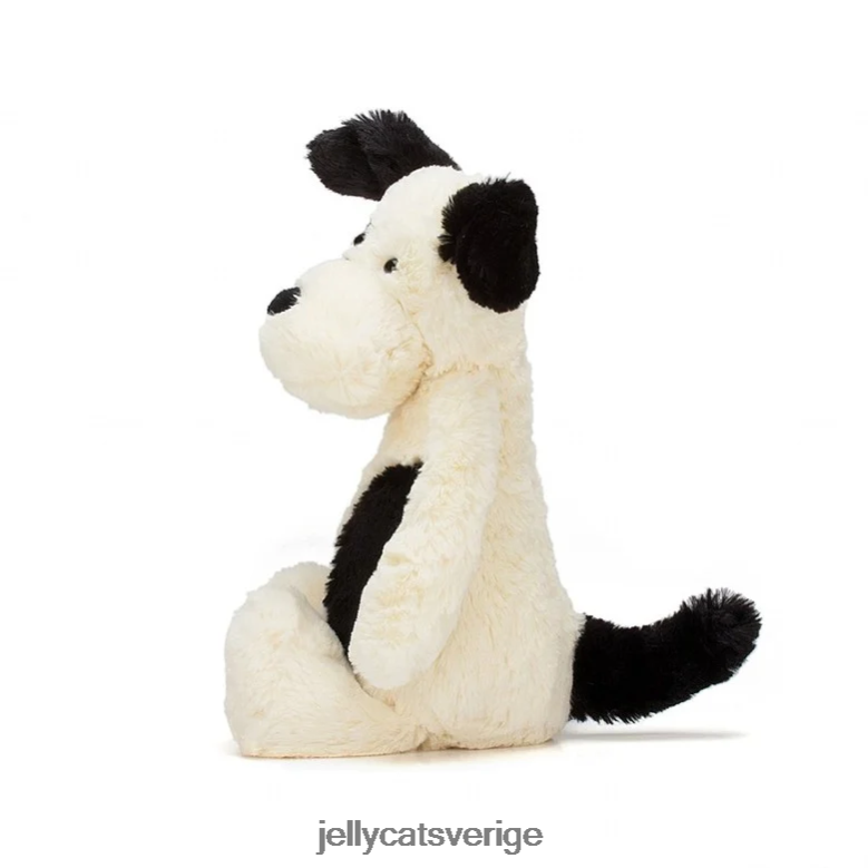 Jellycat leksak blyg svart & kräm valp svart och vit 4206LT162