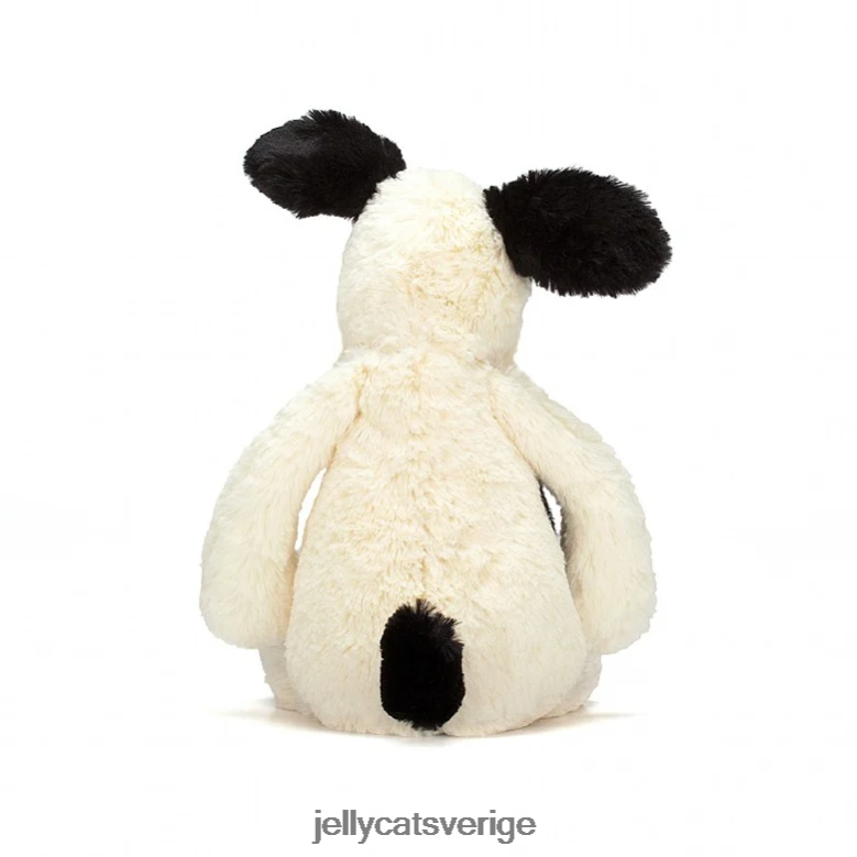 Jellycat leksak blyg svart & kräm valp svart och vit 4206LT162