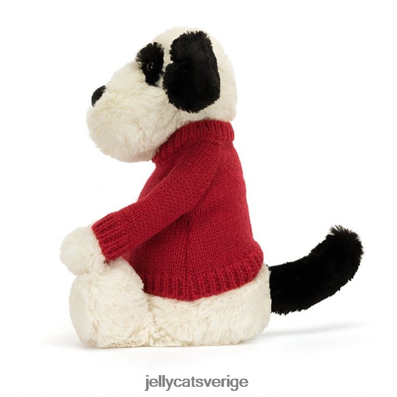 Jellycat leksak blyg svart & kräm valp svart och vit 4206LT171