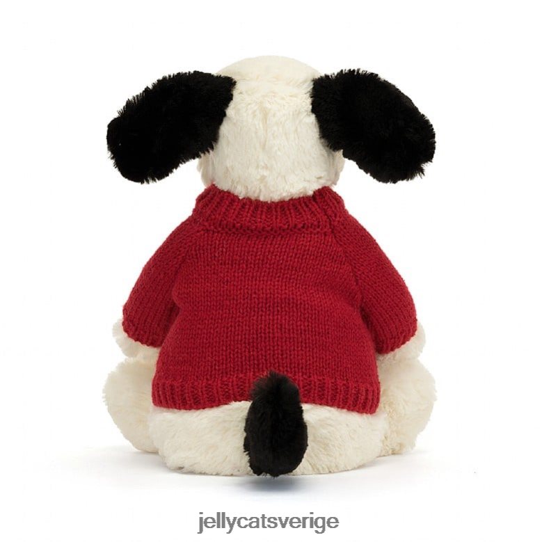Jellycat leksak blyg svart & kräm valp svart och vit 4206LT171