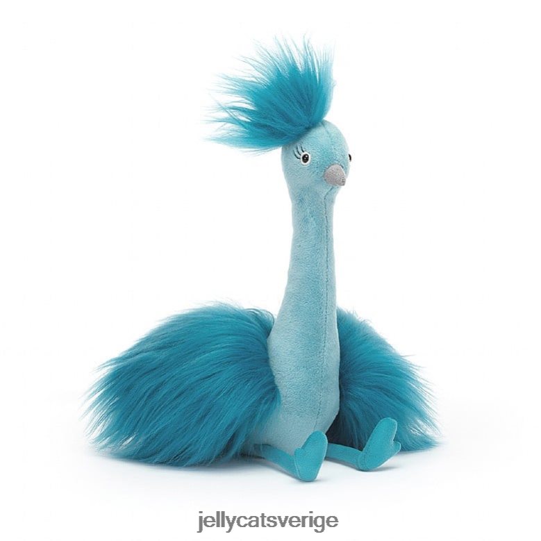 Jellycat leksak fou fou påfågelblå 4206LT341