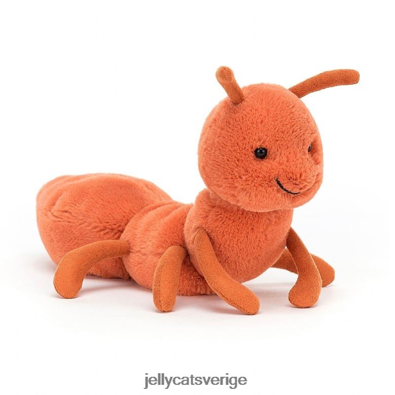 Jellycat leksak wriggidig myra orange 4206LT297