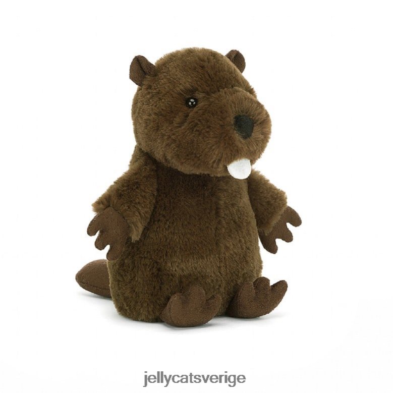 Jellycat leksak nippit bäverchoklad 4206LT166