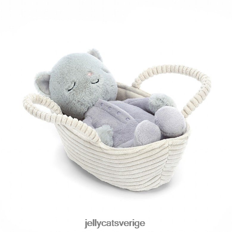 Jellycat leksak rock-a-bye kattunge grå 4206LT407