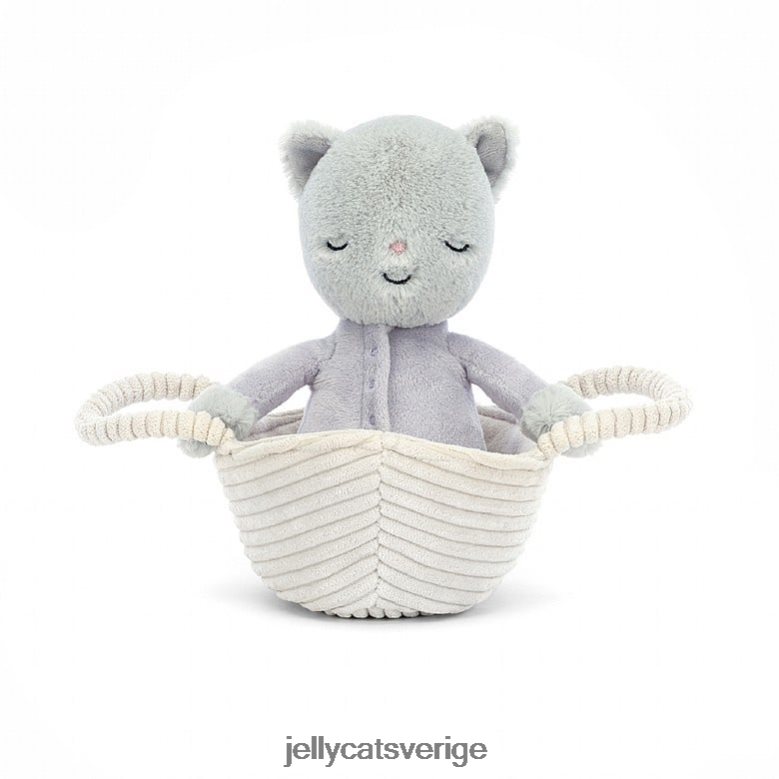 Jellycat leksak rock-a-bye kattunge grå 4206LT407