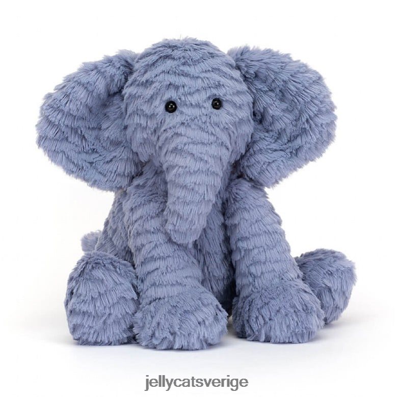 Jellycat leksak fuddlewuddle elefant blå 4206LT498