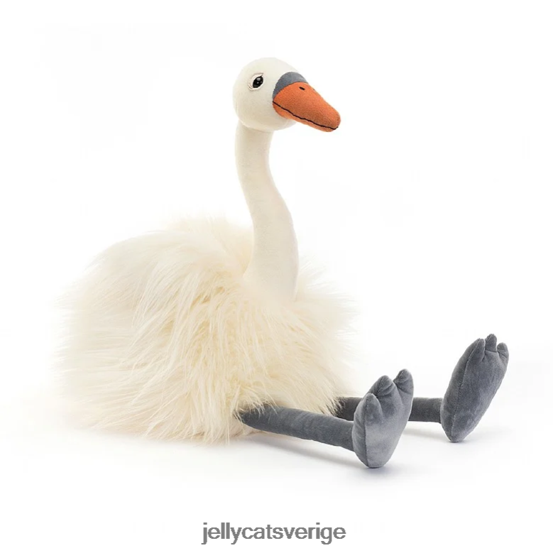 Jellycat leksak evelyn svanvit 4206LT433