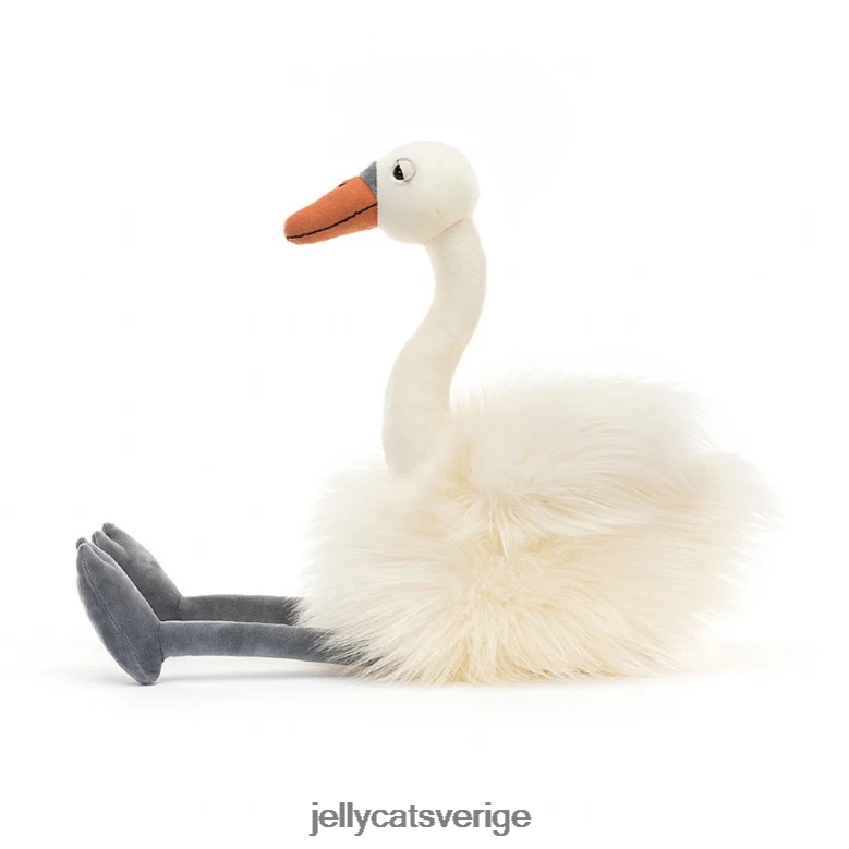 Jellycat leksak evelyn svanvit 4206LT433
