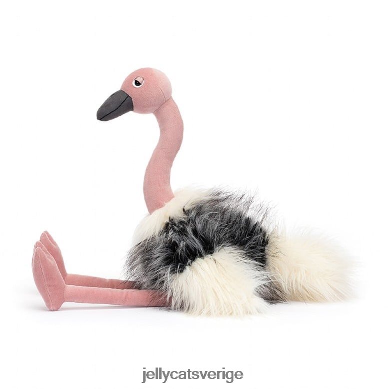 Jellycat leksak ramonda strutsgrå 4206LT441