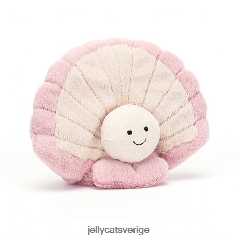 Jellycat leksak clemmie mussla beige 4206LT113