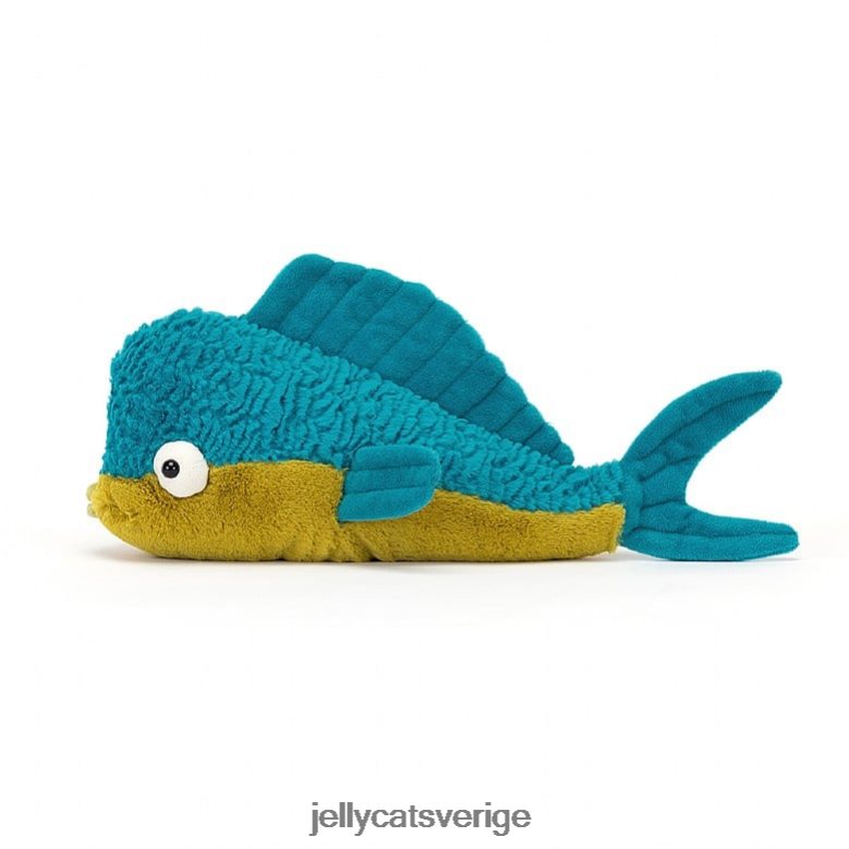 Jellycat leksak delano dorado fisk flerfärgad 4206LT386