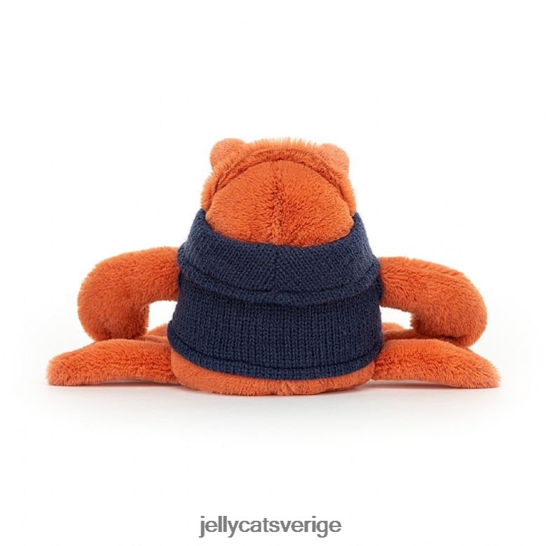 Jellycat leksak mysig besättning bläckfisk aprikos 4206LT231
