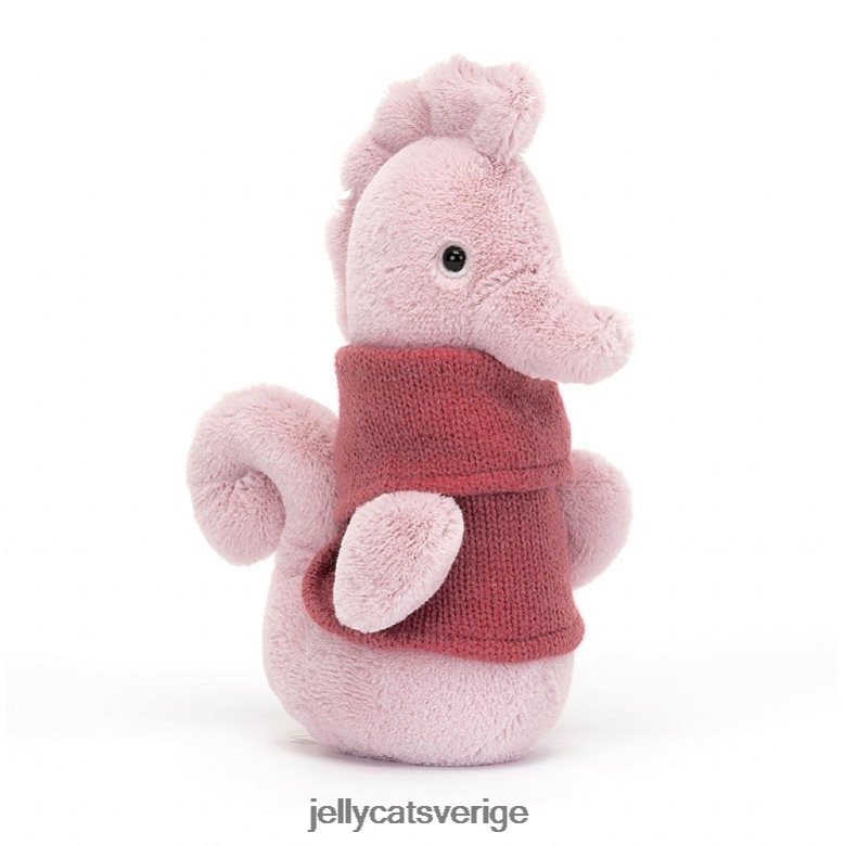 Jellycat leksak mysig besättning sjöhäst lila 4206LT204
