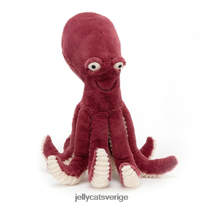 Jellycat leksak obbie bläckfisk röd 4206LT391