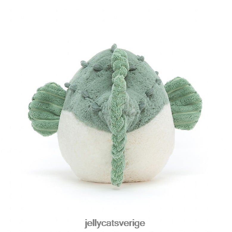 Jellycat leksak pacey pufferfish blå och grädde 4206LT112