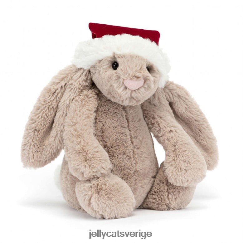 Jellycat leksak blyg jul kanin beige 4206LT3
