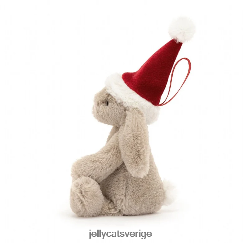 Jellycat leksak blyg jul kanin dekoration beige 4206LT347