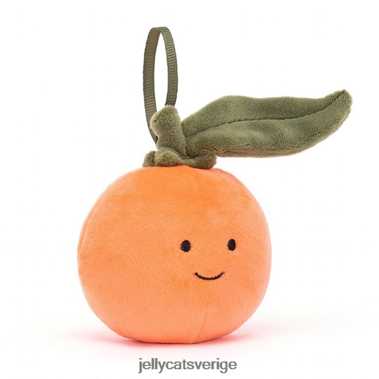 Jellycat leksak festlig dårskap clementine orange 4206LT63