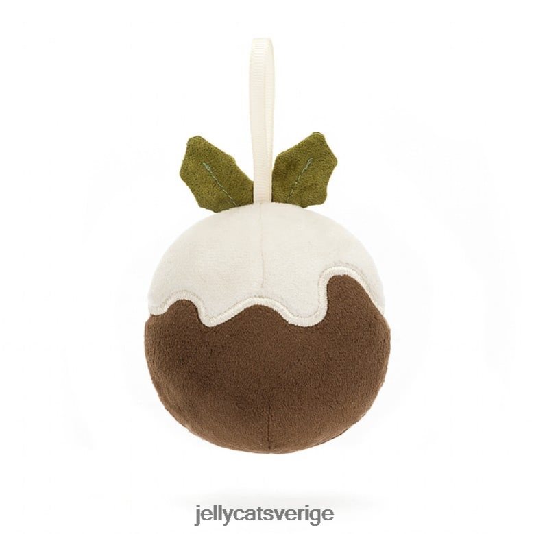 Jellycat leksak festlig dårskap jul pudding brun 4206LT39