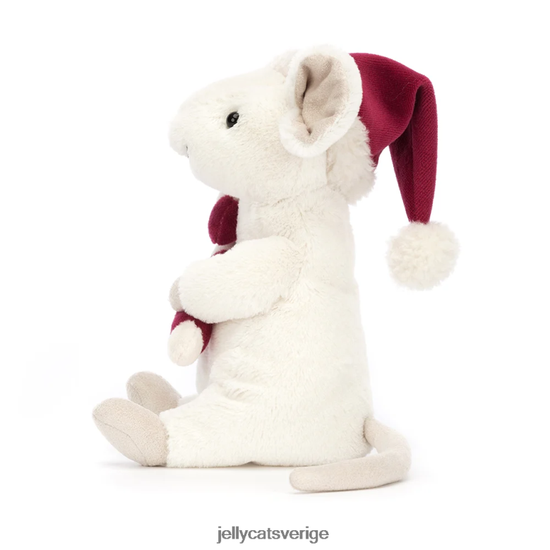 Jellycat leksak glad mus skidåkning green 4206LT233
