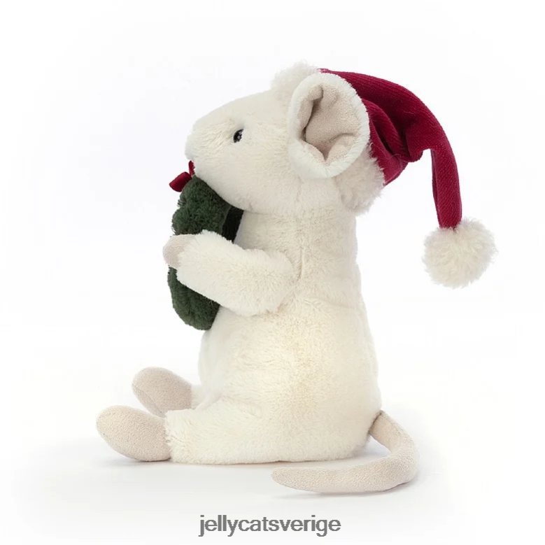 Jellycat leksak glad mus skidåkning green 4206LT233