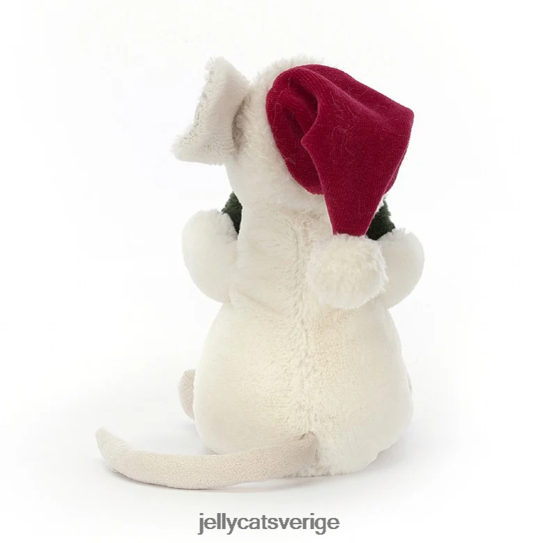 Jellycat leksak glad mus skidåkning green 4206LT233