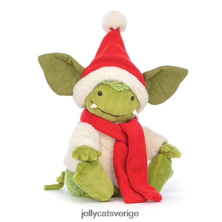 Jellycat leksak jul grizzo grön 4206LT120