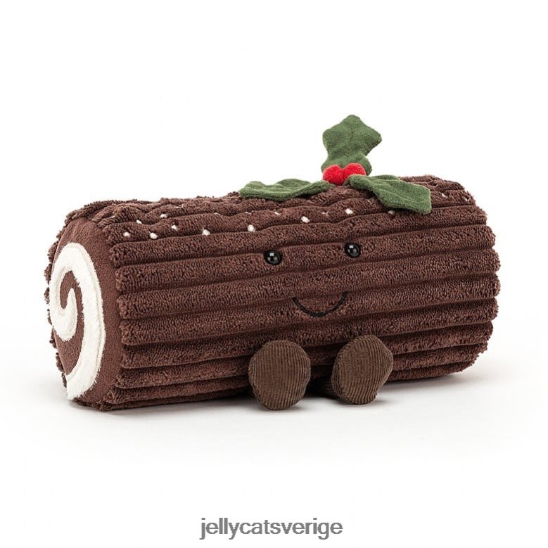 Jellycat leksak nöje yule stock brun 4206LT38