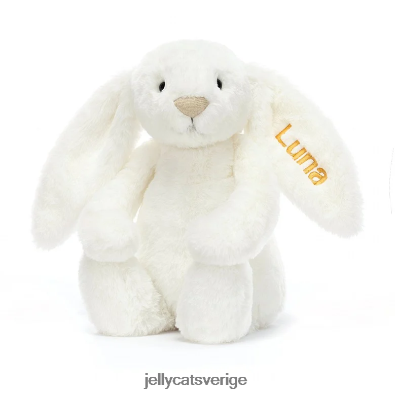 Jellycat leksak personlig bashful lyx bunny luna medium vit 4206LT228