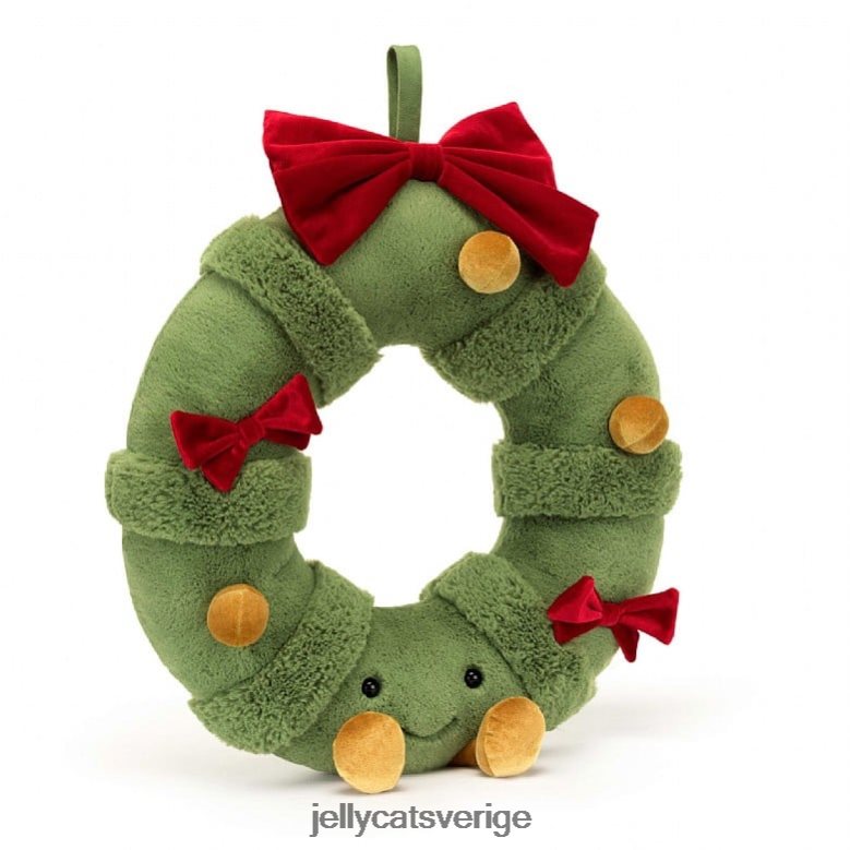 Jellycat leksak underhållande dekorerad julkrans flerfärgad 4206LT552
