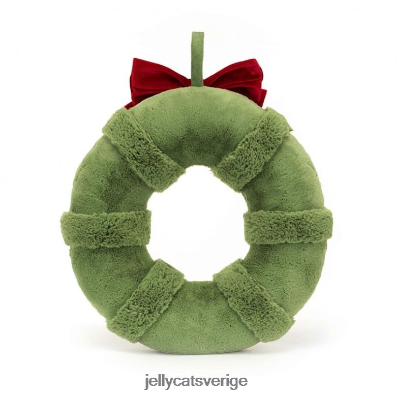 Jellycat leksak underhållande dekorerad julkrans flerfärgad 4206LT552
