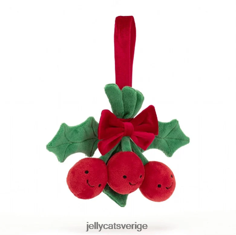 Jellycat leksak underhållande järnek röd 4206LT538
