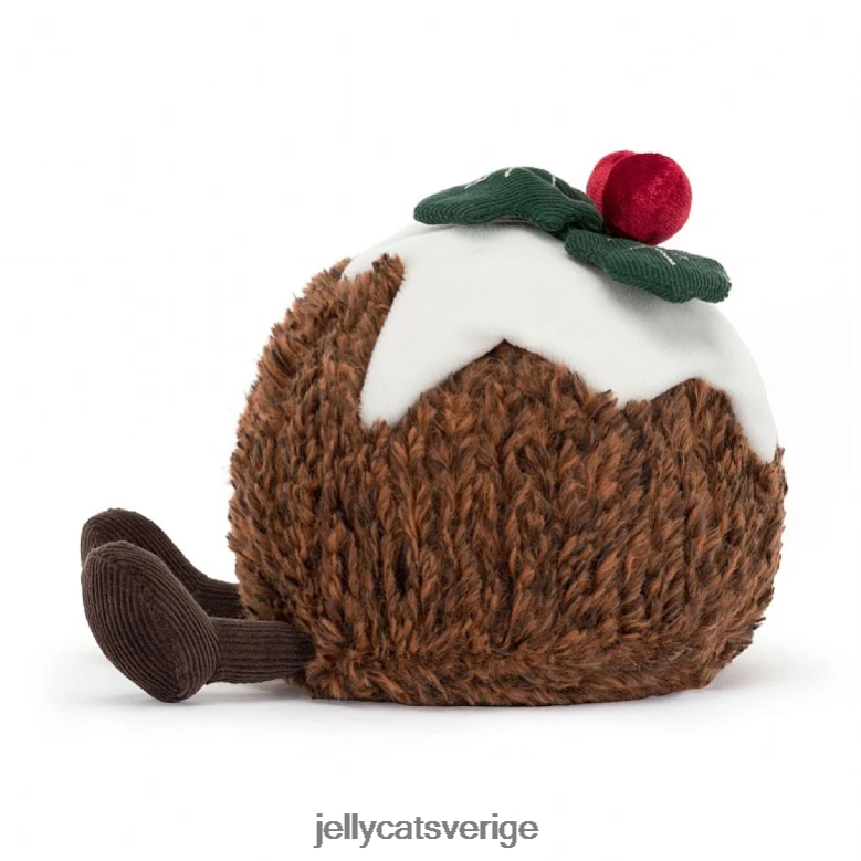 Jellycat leksak underhållande julpudding brun 4206LT74