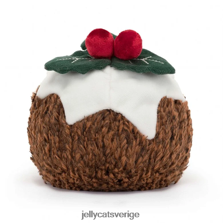 Jellycat leksak underhållande julpudding brun 4206LT74