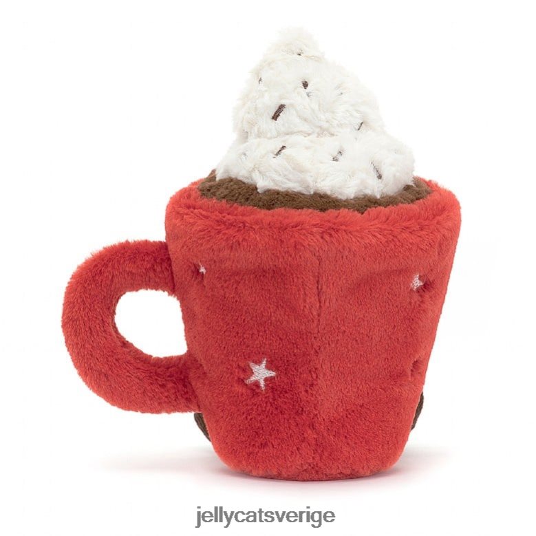 Jellycat leksak underhållande varm choklad röd 4206LT4