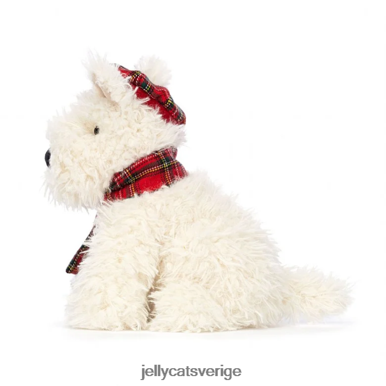 Jellycat leksak vintervärmare munro scottie dog cream 4206LT52