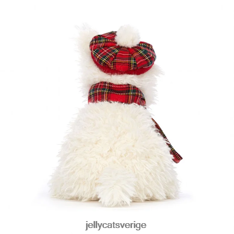 Jellycat leksak vintervärmare munro scottie dog cream 4206LT52