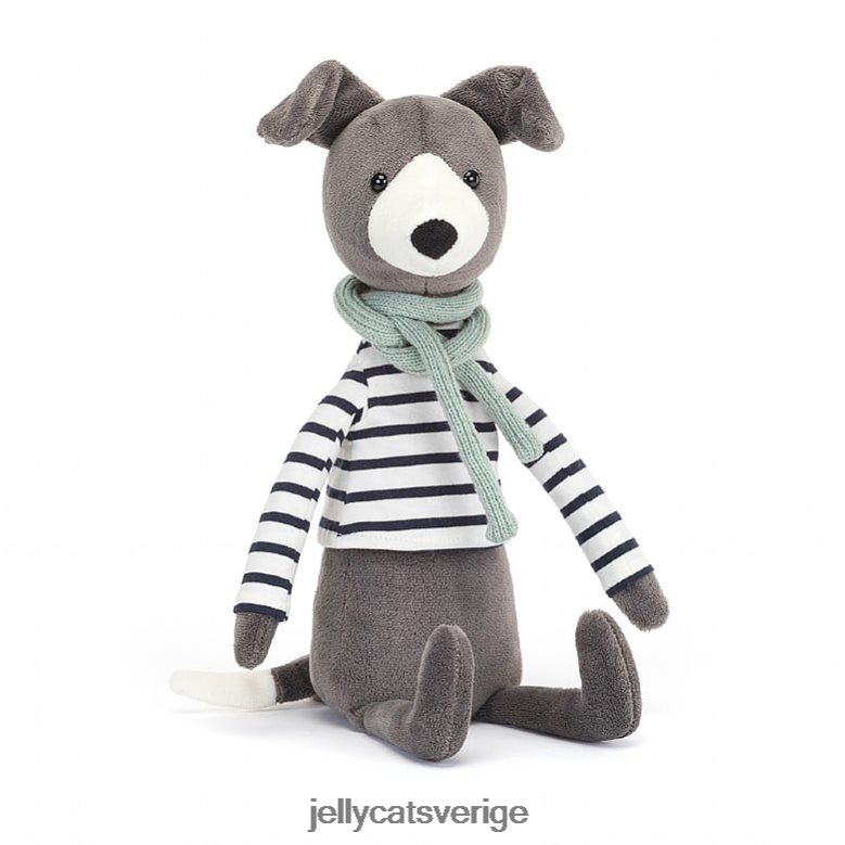 Jellycat leksak beatnik kompis whippit grå 4206LT117