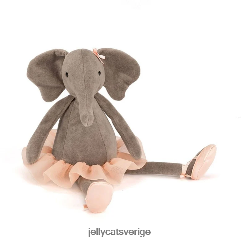 Jellycat leksak dansande darcey elefantgrå 4206LT340