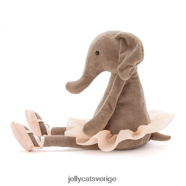 Jellycat leksak dansande darcey elefantgrå 4206LT340