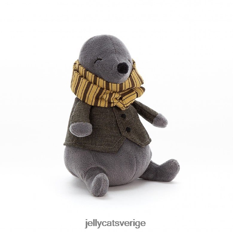 Jellycat leksak flodstrandare mullvad grå 4206LT489