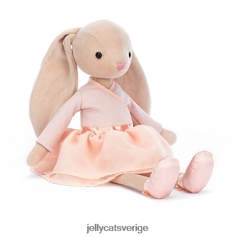 Jellycat leksak lila ballerina bunny beige 4206LT323
