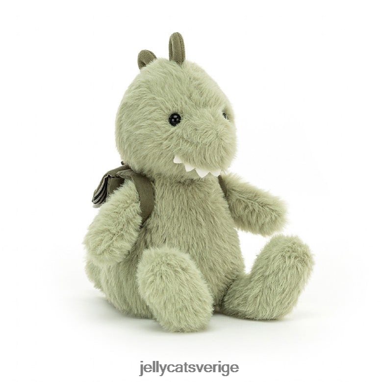 Jellycat leksak ryggsäck dino grön 4206LT617