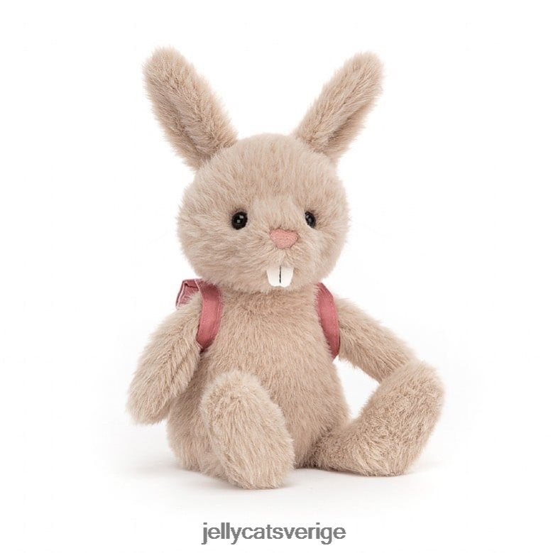 Jellycat leksak ryggsäck kanin rosa 4206LT410
