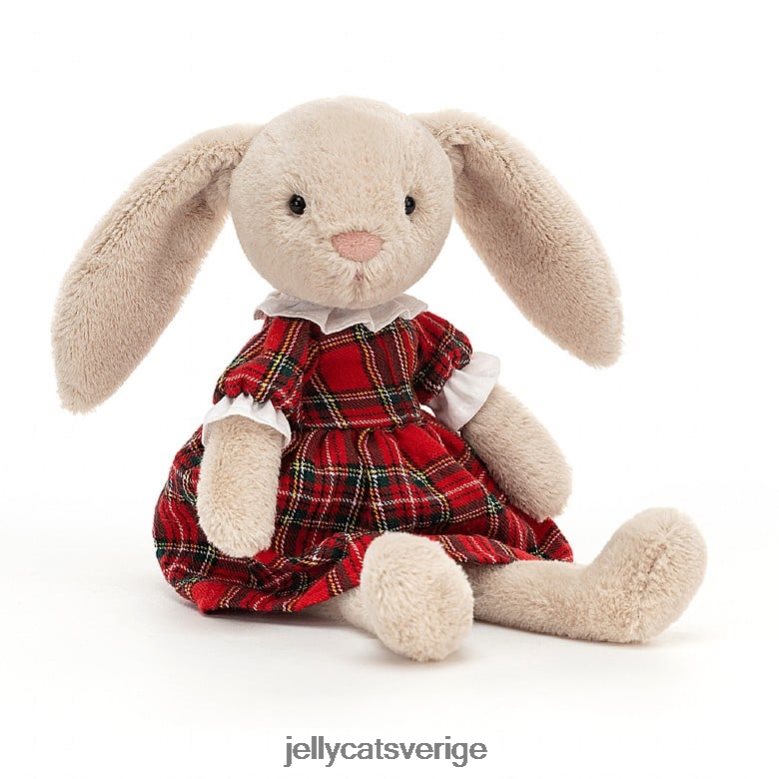 Jellycat leksak tartan lottie kanin röd 4206LT168