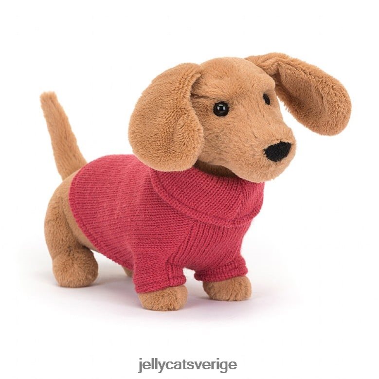 Jellycat leksak tröja korv hund rosa honung 4206LT202